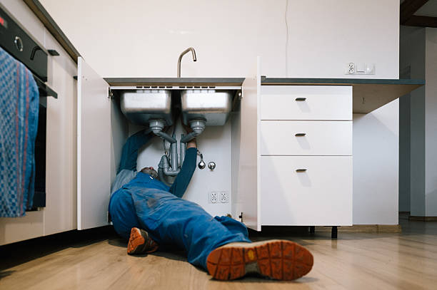 Professional Drain Cleaning technician working in Pembroke, NC